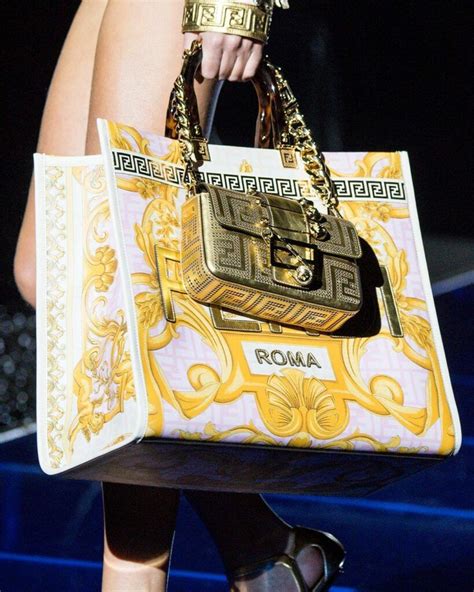 fendi and versace collaboration bags|Versace Fendi bag.